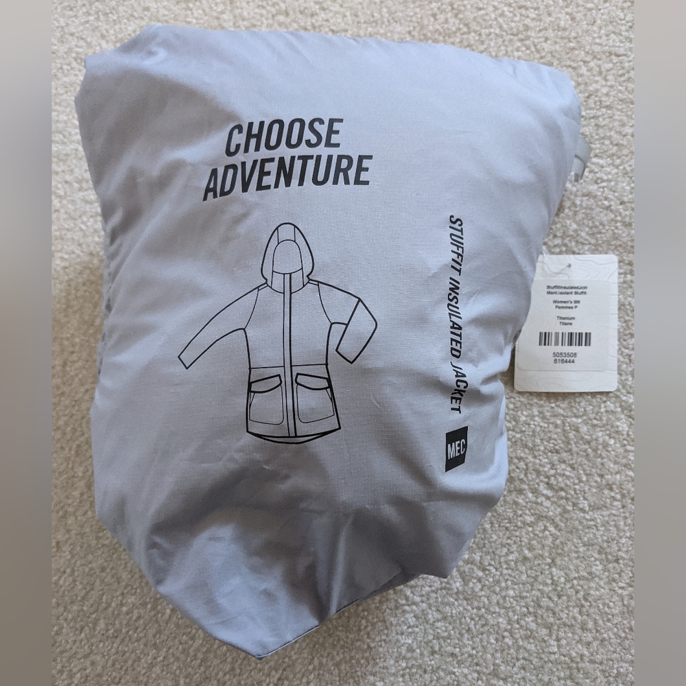 MEC Stuffit Packable Jacket NWT